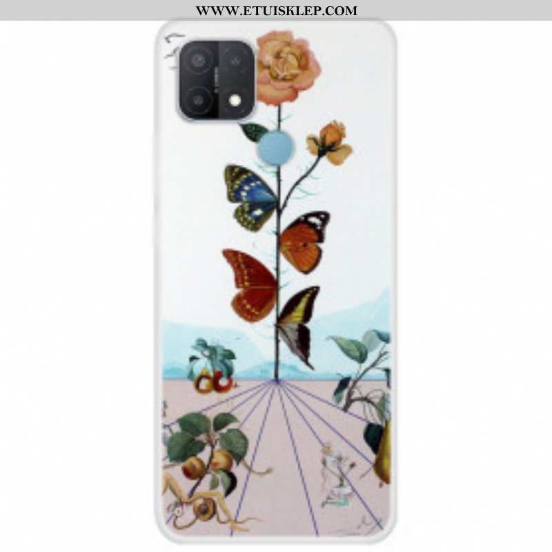 Etui do Oppo A15 Motyle Natury